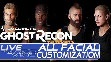 Ghost Recon Wildlands 10 Minutes of Facial Charactersmith Customization (Character Creation)