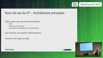 QtWS17 - First experience with Qt for Mobile: our journey, Bogdan Ogrean, FORTecH