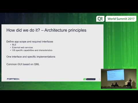 QtWS17 - First experience with Qt for Mobile: our journey, Bogdan Ogrean, FORTecH
