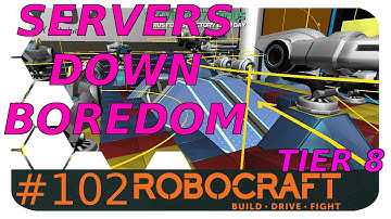Fighting in Practice mode - Tier 8 Robocraft