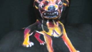 Chihuahua! James Kuhn. A face paint puppet.