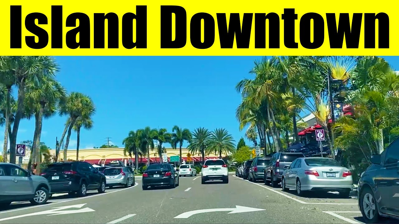 St. Armand's Circle Driving Tour Sarasota Florida YouTube