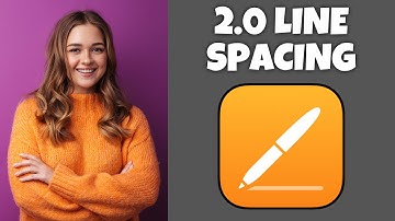 How To Have 2.0 Line Spacing In Pages | Step By Step Guide - Pages Tutorial