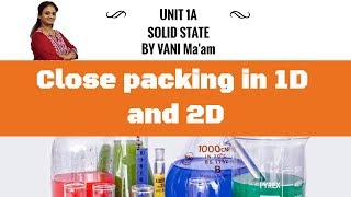 15-tricks Close packing in 1D and 2D |Class 12| Unit 1A |chemistry cbse