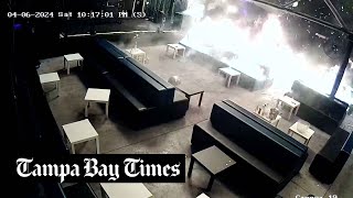 Video shows employee with sparkler igniting Tampa's Mamajuana Cafe tiki hut