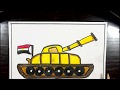 رسم حرب ستة أكتوبر دبابة حرب ٦ أكتوبر رسم نصر 73 سهله جدا للمبتدئين بالخطوات