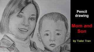 Speed drawing - Mother and Baby