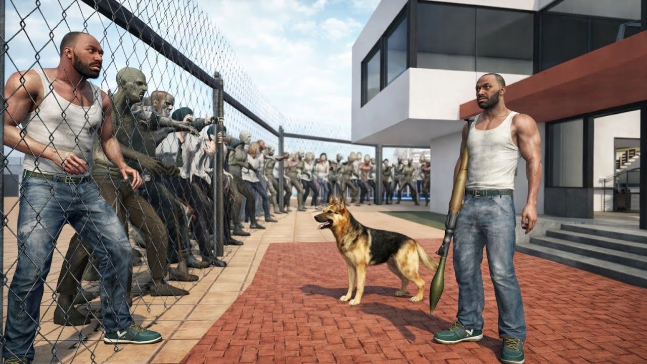 Franklin Saves House From Zombies in Indian Bike Driving 3D Franklin Zombies Game 