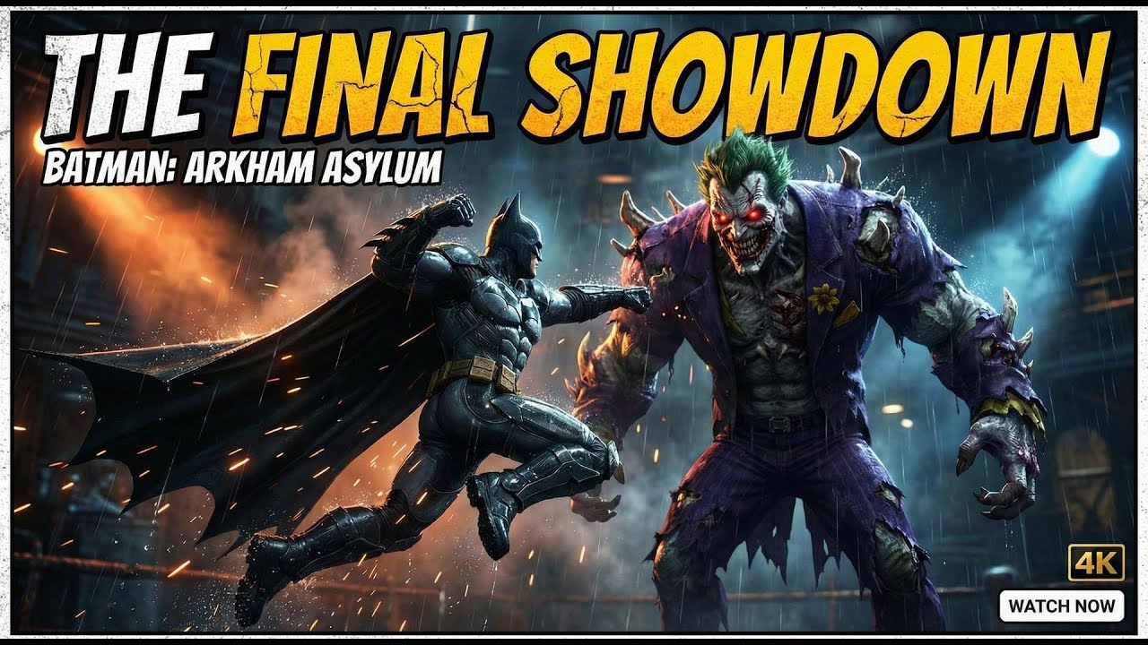 Batman: Arkham Asylum 🔥 Final Battle & Dark Ending