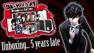 Unboxing Persona 5: Take Your Heart Premium Edition 5 Years Later