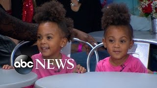 The Adorable 3-Year-Old Mcclure Twins Appear Live On Gma