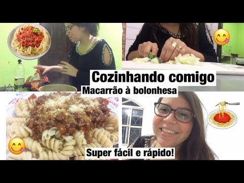 MACARRÃO A BOLONHESA- COZINHANDO COMIGO  |Amanda Silva