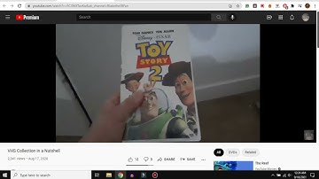 My VHS Collection in a Nutshell but recorded on YT