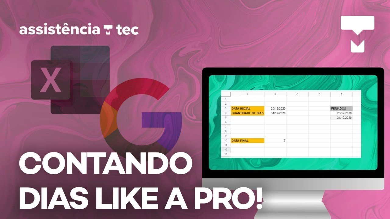 Adicionar ou Subtrair Semanas a uma Data no Excel e no Google