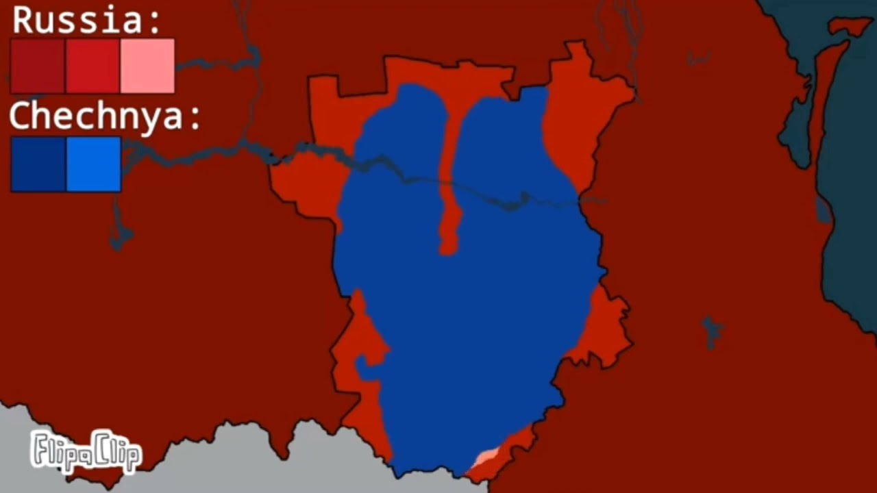 First Chechen War (Old mapping)