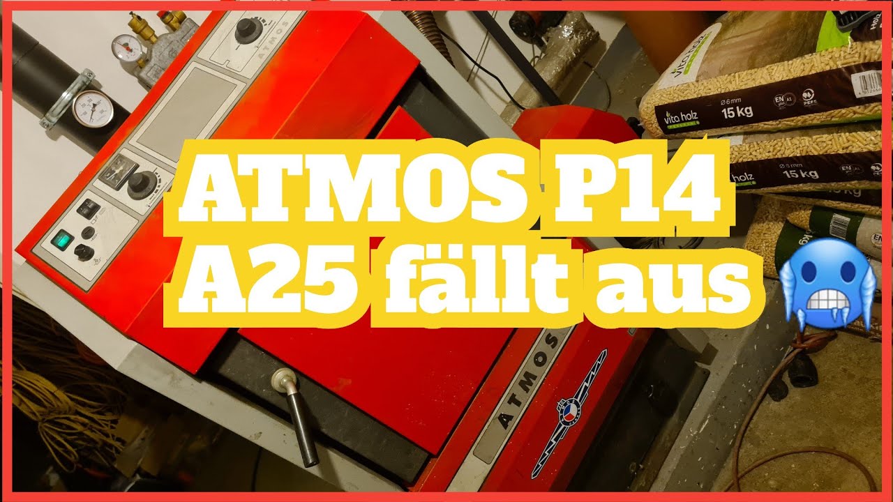 ATMOS A25 Pelletbrenner stromlos - Thermosicherung am Pelletkessel P14 ausgelöst! Pelletheizung 🙄