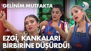 Ezgi, Hatice ve Elif'i birbirine düşürdü! Gelinim Mutfakta 337. Bölüm