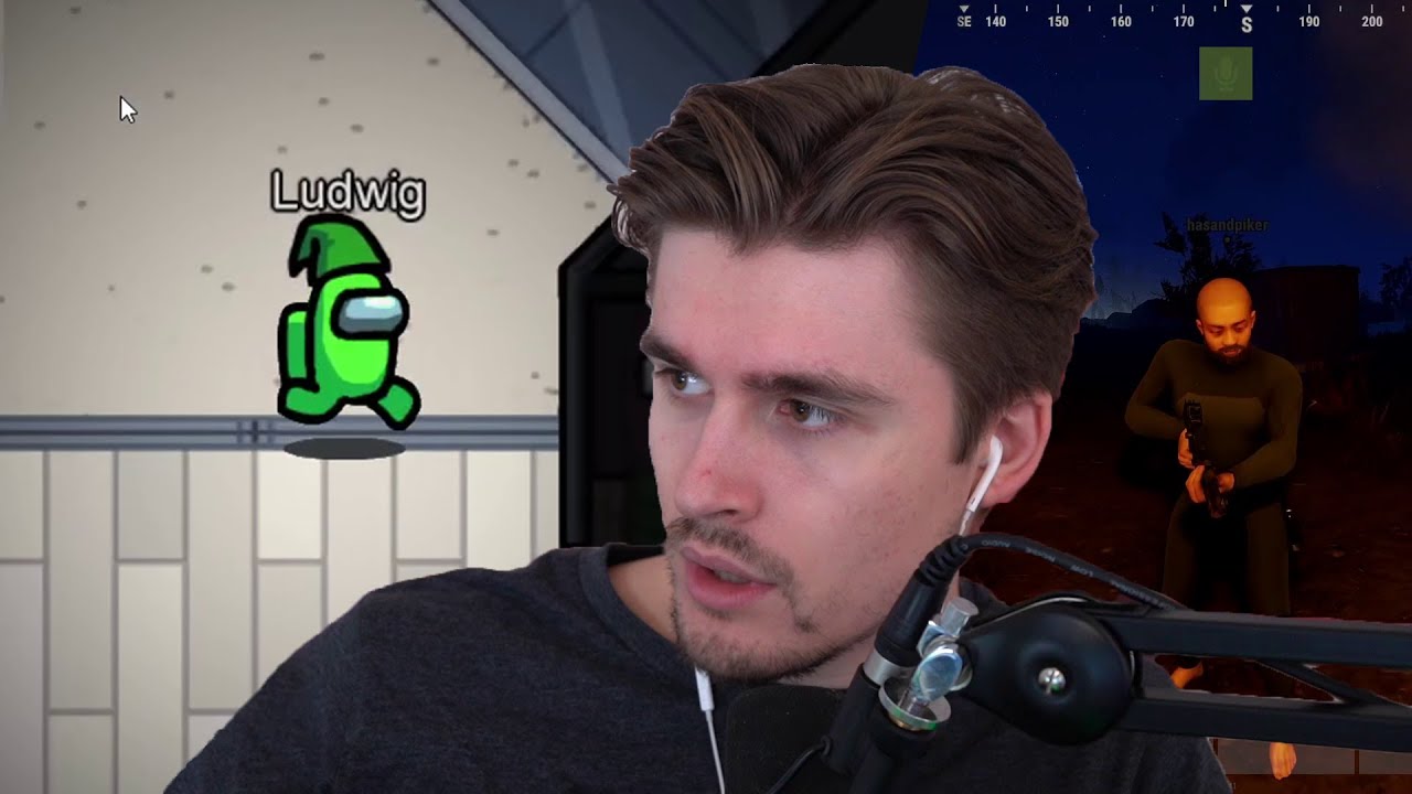 Ludwig returns to Among Us