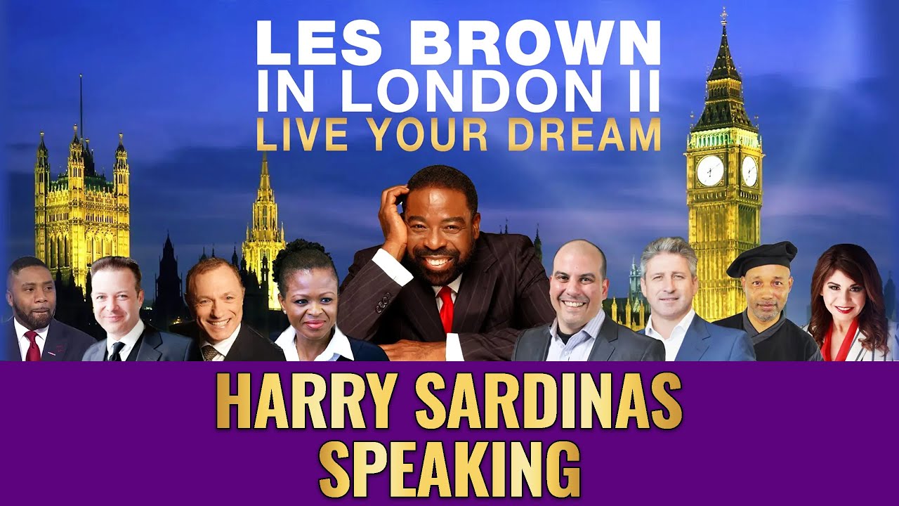 Harry Sardinas Speaking at the | Les Brown in London II Event  2018