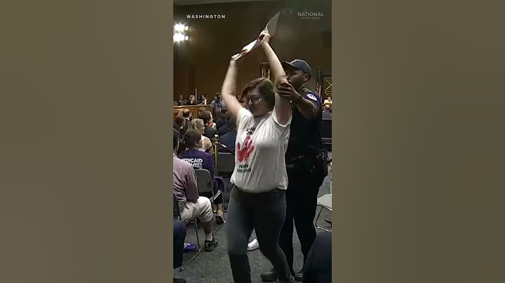 Protesters should 'Vought lies, people die' during OMB Dir. Russell Vought's hearing