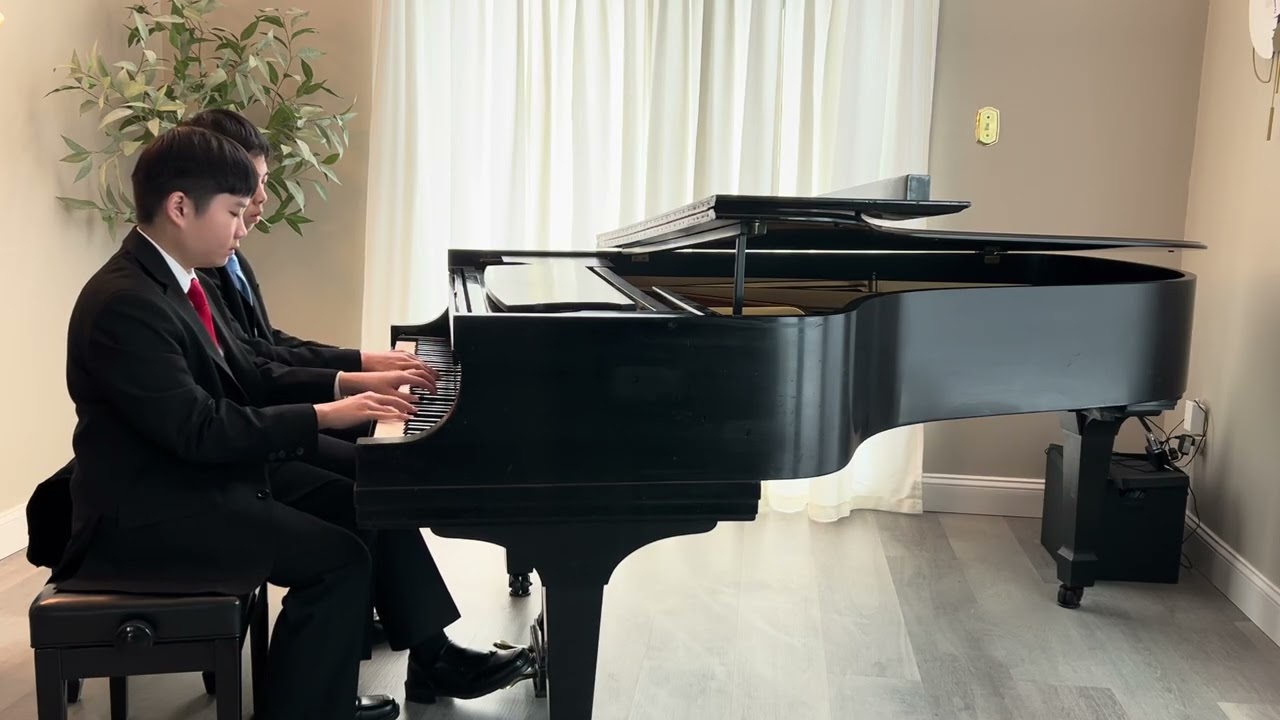 Adler Wang, Ethan Wang: Slavonic Dance Op. 72, No. 2 in E minor by A. Dvorak