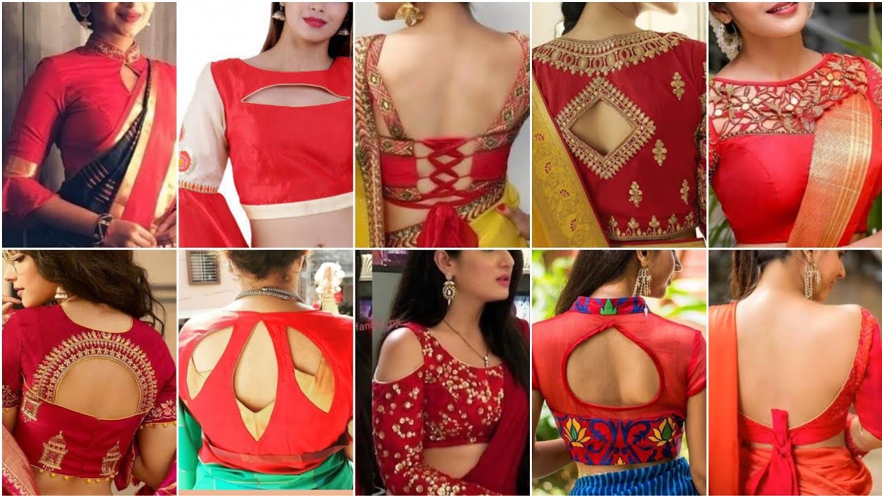 Red blouse design new model/blouse sleeves design/blouse design ...