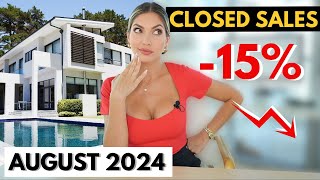 Real Estate MARKET UPDATE for SINGLE FAMILY HOMES - Miami Florida | 🔻 Market Crashing? - August 2024