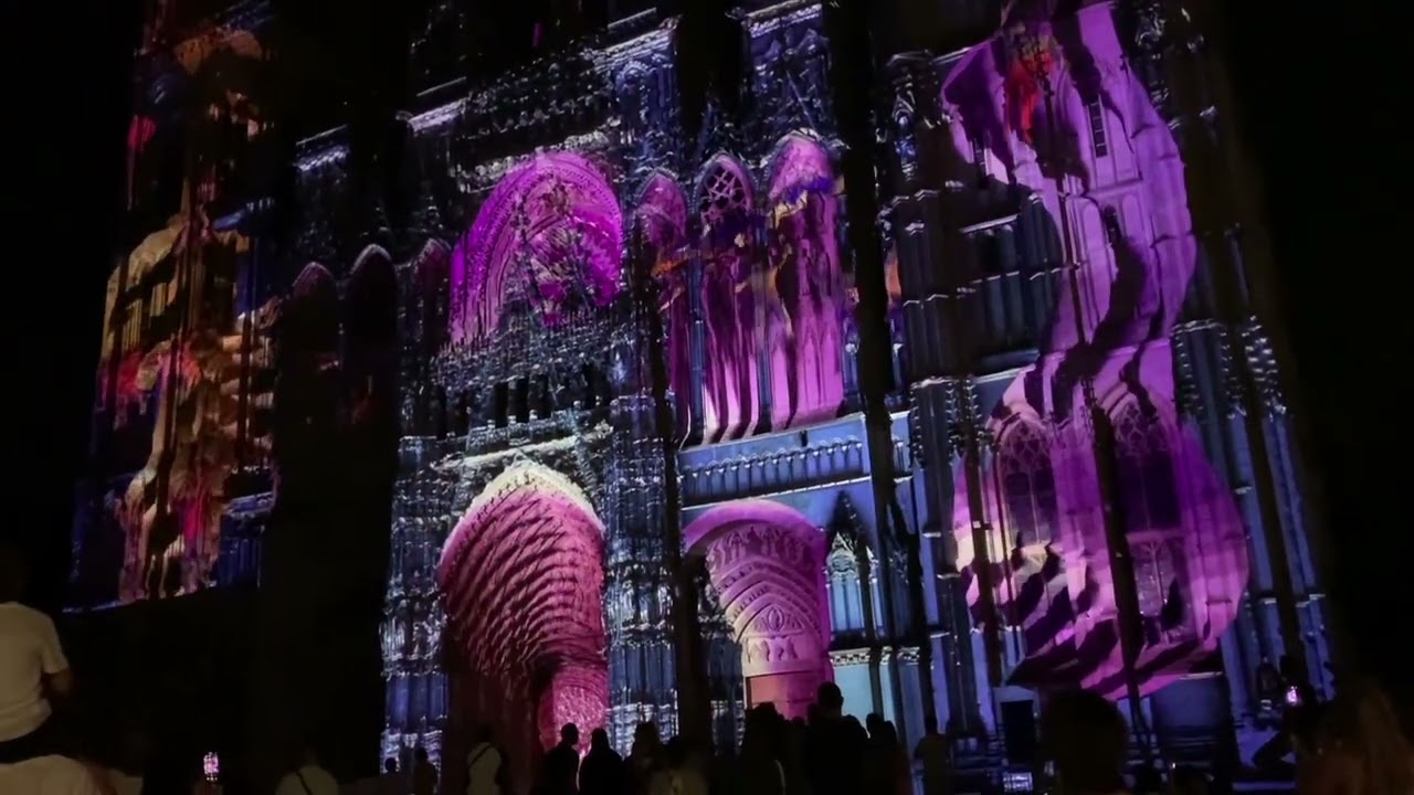 CATHEDRALE OF LIGHT ROUEN 2022 II PINAY IN FRANCE