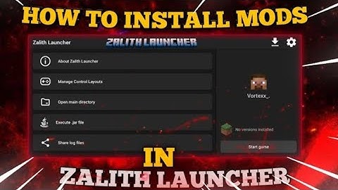 How to add mods in Zalith Launcher | guide | tutorial 