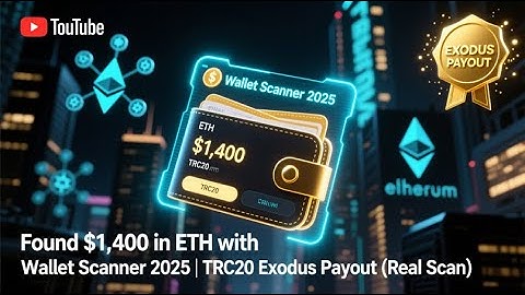 Found $1400 in ETH with Wallet Scanner 2025 | TRC20 Exodus Payout (Real Scan)