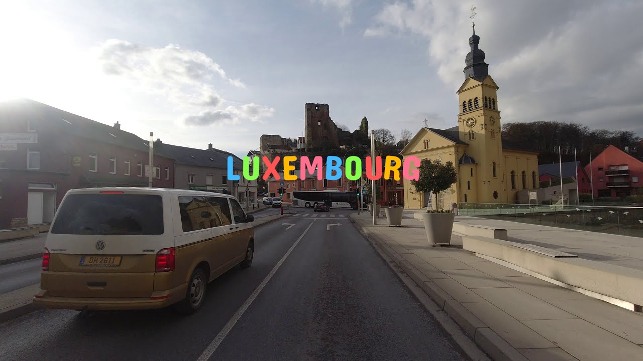 DRIVING FRISANGE TO BONNEVOIE - LUXEMBOURG 🇱🇺 4K⁶⁰