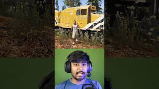 I Hijacked a Mafia Car from a Moving Train! 😱 | GTA V  #gta5 #shorts
