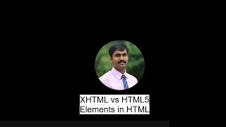 XHTML vs HTML Demonstration - Mr Vivekanandan