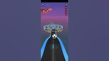 Sky Rolling Ball 3D Gameplay level 38 walkthrough Solution Android iOS #Short #viral