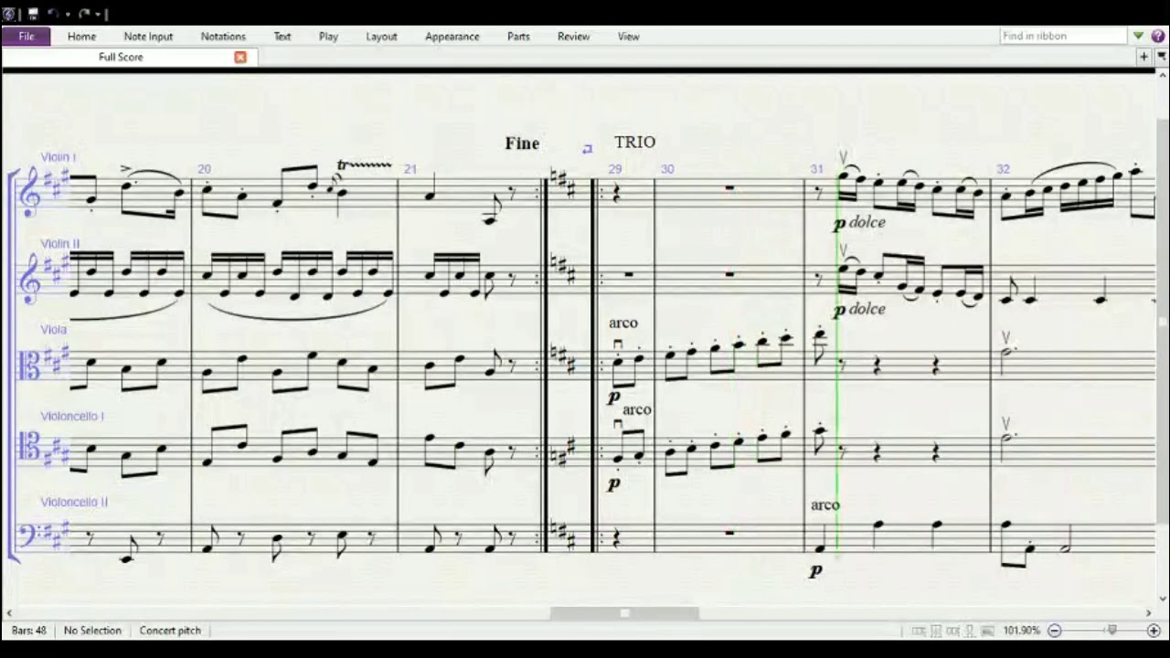 Luigi Boccherini's Minuet and Trio from String Quintet in E