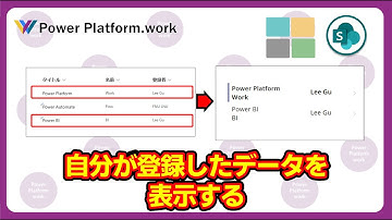 SharePoint List をデータソースにするアプリで、自分が登録したデータのみ表示する方法 #PowerApps