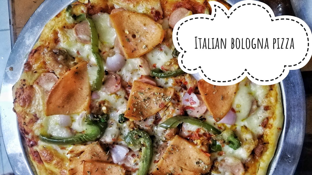 How to make Italian bologna pizzaকিভাবে ইতালিয়ান পিজ্জা তৈরি করব