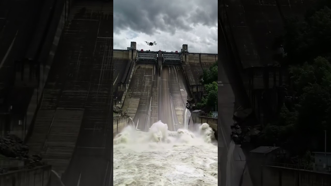 When the Dam Breaks: Terrifying Water Floods Everything | Ai shorts  