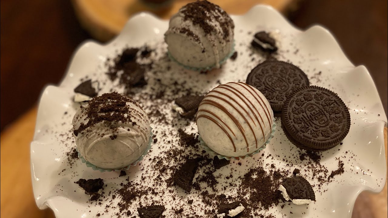 Cookie and cream Cocoa Bombs | Shereka’s World