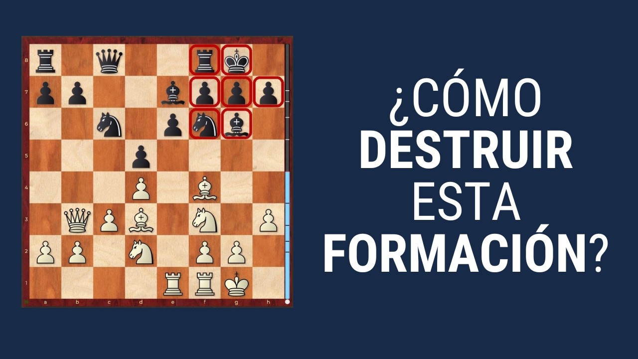 ¡Estrategia de ajedrez! ¿Cómo destruir la sólida formación ante el enroque?
