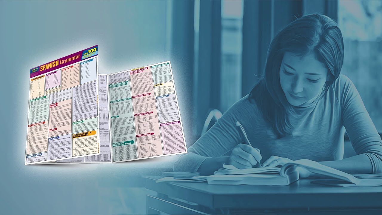 QuickStudy | Spanish Grammar Quizzer Laminated Study Guide