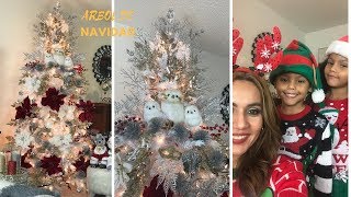 Ideas para decorar árbol de navidad estilo glam/ chimenea navideña