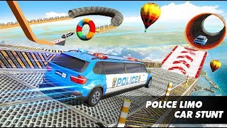 police limo cars stunt GT racing  ramp car stunt ; Android gameplay part 1 screenshot 3