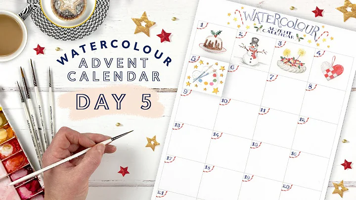 Watercolour Advent Calendar Day 5