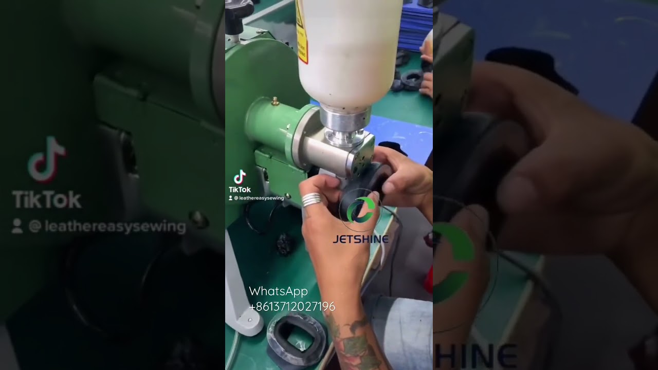 Leather edge glue adhesive machine 