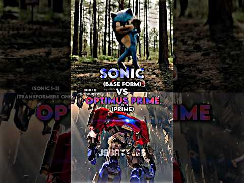 Sonic Vs Optimus Prime