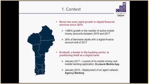 UNCDF Webinar  Agency Banking