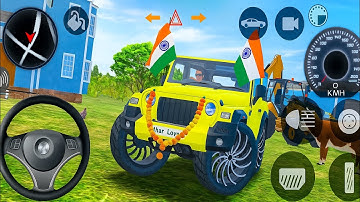 Modified Mahindra Thar Car Games: Indian Cars (Gadi Wala Game) - Car Game Android Gameplay 2025