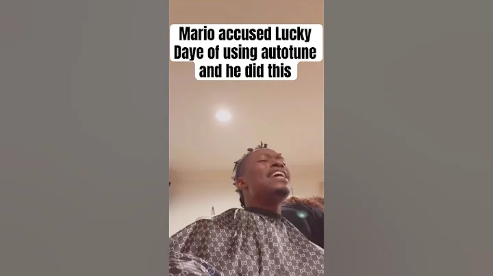 Mario accused Lucky Daye of using autotune and he did this🤯 #mario #luckydaye #rnb #singer #pop
