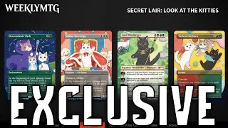 GOOD LUCK Getting Secret Lair Look at the Kitties | Magic: The